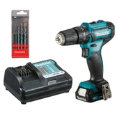 Imagem da oferta Parafusadeira Furadeira de Impacto a Bateria 12 Volts com Kit de Acessórios - HP333DWYX3-P - Makita