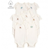 Imagem da oferta Kit Body Bebê 7 Peças Dias da Semana Off-White Carter's