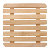 Imagem da oferta Descanso Panela Yangzi Bambu 17x17 cm Bege