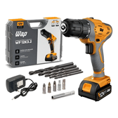 Imagem da oferta Parafusadeira E Furadeira Bateria 12v Wap Amarelo E Preto Bivolt - Wf12k3.2
