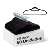 Imagem da oferta Kit com 50 Cabides Veludo De Roupa