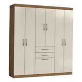 Imagem da oferta Guarda Roupas Casal 7 Portas 2 Gavetas Lisboa Aramóveis Cor Atacareia GR7P2G 20 5140
