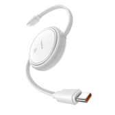 Imagem da oferta Baseus Cabo USB C para USB C cabo de carregamento rápido retrátil USB C 5A de 100 W cabo carregador USB tipo C prede