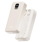 Imagem da oferta Basike Power Bank 20000mAh, Carregamento Rápido 22,5W, 2 Cabos Integrados