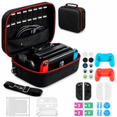 Imagem da oferta Case para Nintendo Switch 2 2025 Case Protetora Rígida Portátil com Compartimento para 10 Cartuchos e Bolsos para Ace