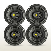 Imagem da oferta Kit 4 Alto Falante Bravox Revo 6 Pol Triaxial 140w Auto Preto