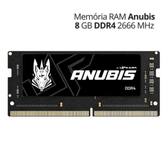 Imagem da oferta Memória RAM para Notebook 8GB DDR4 2666MHz SO-DIMM - UP Gamer Anubis