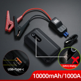Imagem da oferta Auxiliar de Partida para Carros Portátil Baseus 10000mah 1000A 12V e Powerbank com Luz