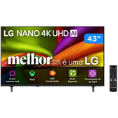 Imagem da oferta Smart TV 43" LG 4K Ultra HD Nano LED AI NU850 43NU850BPSA WebOS 26 2026