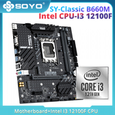 Imagem da oferta Placa-Mãe Soyo sy B660M DDR4 LGA1700 + intel i3-12100f