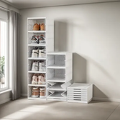 Imagem da oferta Sapateira Organizador Sapatos Empilhável Vertical 6 Andares
