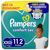 Imagem da oferta Fralda Pampers Confort Sec XXG 112 unidades