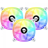 Imagem da oferta Kit Fan Gamer Ninja Fuuton 3x120mm ARGB White