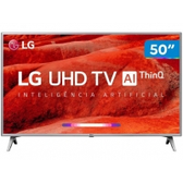 Imagem da oferta Smart TV 4K LED 50” LG 50UM7500PSB Wi-Fi Inteligência Artificial Conversor Digital 4 HDMI