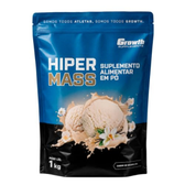 Imagem da oferta Growth Supplements Hiper Mass Pó Sabor Chocolate Blend de Whey Protein Albumina e Colágeno Hidrolisado 1kg