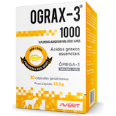 Imagem da oferta Suplemento Alimentar para Cães e Gatos Ograx-3 Avert 1000mg