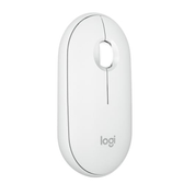 Imagem da oferta Mouse sem fio Logitech Pebble 2 M350s com Clique Silencioso, Design Slim Ambidestro, Conexão Bluetooth e Pilha Inclusa - Branco