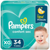Imagem da oferta Fralda Pampers Confort Sec Mega XG - 34 Unidades