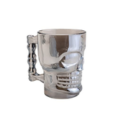 Imagem da oferta LYOR - Caneca para Chopp e Cerveja de Vidro Caveira Rock Style Cinza 510ml