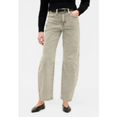 Imagem da oferta Calça Feminina GAP Barrel Cinza