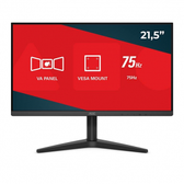 Imagem da oferta Monitor AOC B1 21.5" LED 6,5ms 75Hz FHD LowBlue Mode/FlickerFree VGA/HDMI - 22B1HM5
