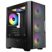 Imagem da oferta Gabinete Gamer Acegeek Stratus Mesh Rainbow Mid-Tower Lateral de Vidro Com 3 Fans Preto AG-STRATUS-MESH-BK-I3F