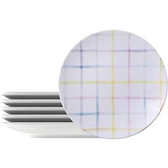 Imagem da oferta Kit Prato Sobremesa Tramontina Sweet Color em Porcelana Decorada 19 cm 06 Peças