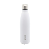 Imagem da oferta WOLFF - Garrafa Térmica de Aço Inox Branca com Parede Dupla - 500ml - Linha Ice