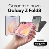 Imagem da oferta LANÇAMENTO GALAXY Z FOLD 8: 20% OFF com cupom + 10% OFF no Pix na Samsung