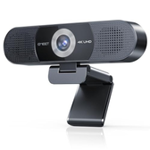 Imagem da oferta Webcam EMEET C980 PRO 4K 3 em 1 Microfone Alto-falante Grande-angular 60°a 98° 4 microfones com cancelamento de