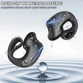 Imagem da oferta Fone de Ouvido Bluetooth 5.3 Sem Fio por Condução Óssea Headset Esportivo de Clipe para Orelha Única Fones de Ouvi