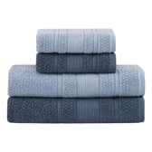 Imagem da oferta Jogo De Toalhas Buddemeyer Bella Extra Soft Banho 4 Peças Azul Claroazul Marinho