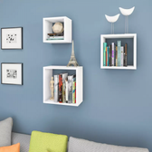 Imagem da oferta Conjunto 3 Nichos Branco MovelBento AM 3078