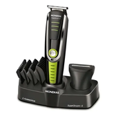 Imagem da oferta Cortador De Cabelo Mondial Super Groom 6 Bg-04 Melhor Categ Pretoverde
