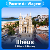 Imagem da oferta Pacote de Viagem para Ilhéus: 7 Dias e 6 Noites (Hotel + Passagem Aérea)