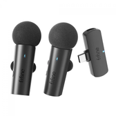 Imagem da oferta Microfone Lapela Fifine M8 Duplo Wireless USB-C