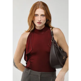 Imagem da oferta Blusa Feminina Forum Gola Alta Vinho
