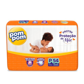 Imagem da oferta Fralda Pom Pom Protek Proteção de Mãe Mega P 54 Unidades