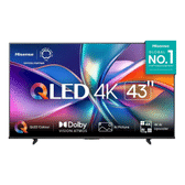 Imagem da oferta Smart Tv 43 Polegadas 4k 43q6qv Qled Hdr10 Hisense