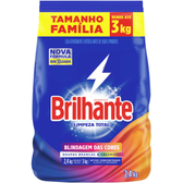 Imagem da oferta Lava Roupas em Pó Brilhante Limpeza Total 2,4kg