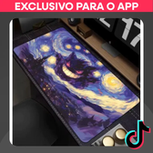 Imagem da oferta Mousepad Gamer 80x30 Antiderrapante c Estampa Gengar Anime