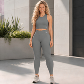 Imagem da oferta Conjunto Blackout Fitness Zero Transparência Moda Fitness