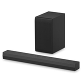 Imagem da oferta Soundbar LG 300W RMS, 2.1 Canais, Dolby Digital, Sem fios, Bluetooth 5.3, Entrada Óptica, HDMI, AI Sound Pro - S40T