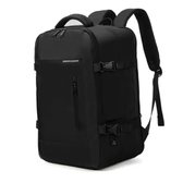 Imagem da oferta Mochila sem gênero, impermeável, reforçada, com capacidade ampliada de 30-42L, adequada para portátil, viagens diárias, cor preta