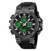 Imagem da oferta Relógios Digitais Militares Masculinos Quartzo Esportivo À Prova D'água Relógios de Mostrador Grande com Alarme Fuso Horário Duplo Visor Luminoso