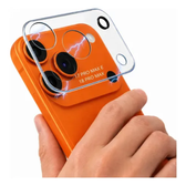 Imagem da oferta Película Protetora de Lente Para Câmera iPhone 17 Pro OU 17 Pro Max de 18 Pro OU 18 Pro Max Vidro Temperado 17 PRO MAX