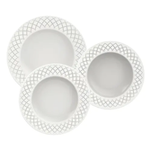 Imagem da oferta Jogo Pratos Tramontina Ingrid 12pç Porcelana Branca