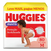 Imagem da oferta Huggies Fralda Pants Roupinha Proteção Acolchoada M 80 Un