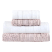 Imagem da oferta Jogo De Toalhas Buddemeyer Bella Extra Soft Banho 4 Peças Branco/bege