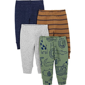 Imagem da oferta Kit Calça Bebê 4 Peças Cós Elástico e Laço Multicor Carter's